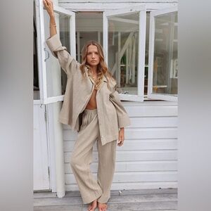 Maurie & Eve Tan Sun Break Pant - NEW - US 6